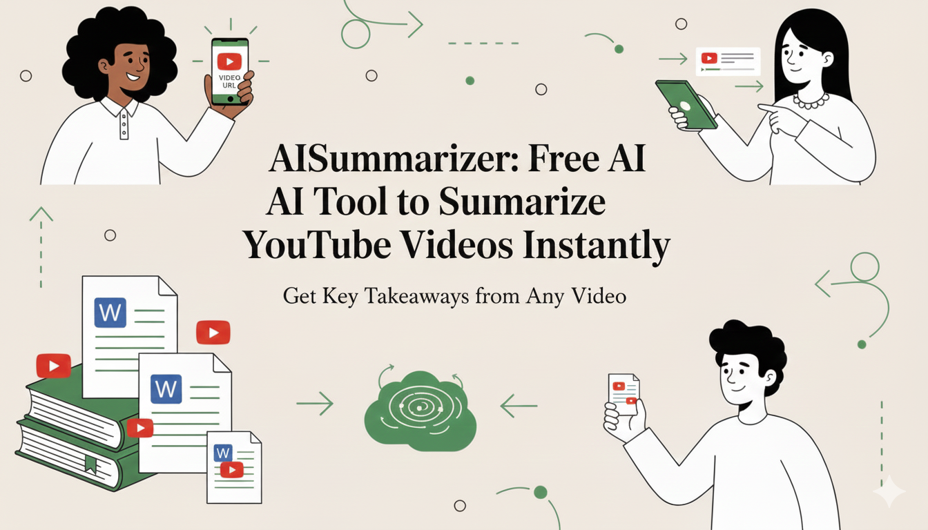 AISummarizer: Free AI Tool to Summarize YouTube Videos Instantly